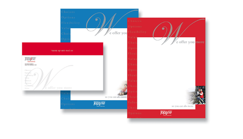Direct Mail Letterhead and Envelope for Holiday Campagin